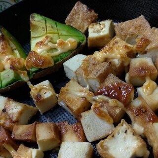 アボカド高野豆腐グリルソース焼